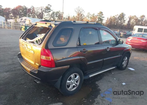 2007 Kia Sportage Ex V6 from USA, damaged, VIN KNDJE723777301386